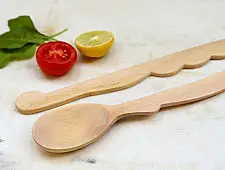 Purnak ✼ Udayagiri Wooden Cutlery - Set of Tow ✼ { 10 }